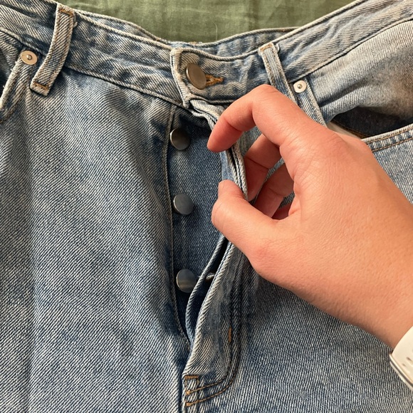 COS Light Blue Tapered Jeans - Picture 2 of 7